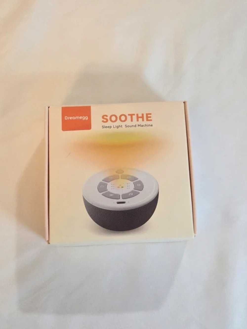 Dreamegg Soothe Sleep Light Sound Machine White Noise Meditation NIB